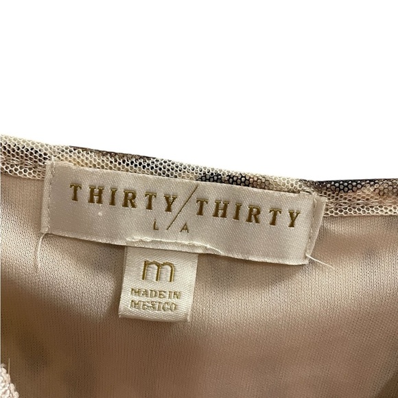 THIRTY / THIRTY Leopard Print Slip Dress Size Medium - Picture 8 of 9